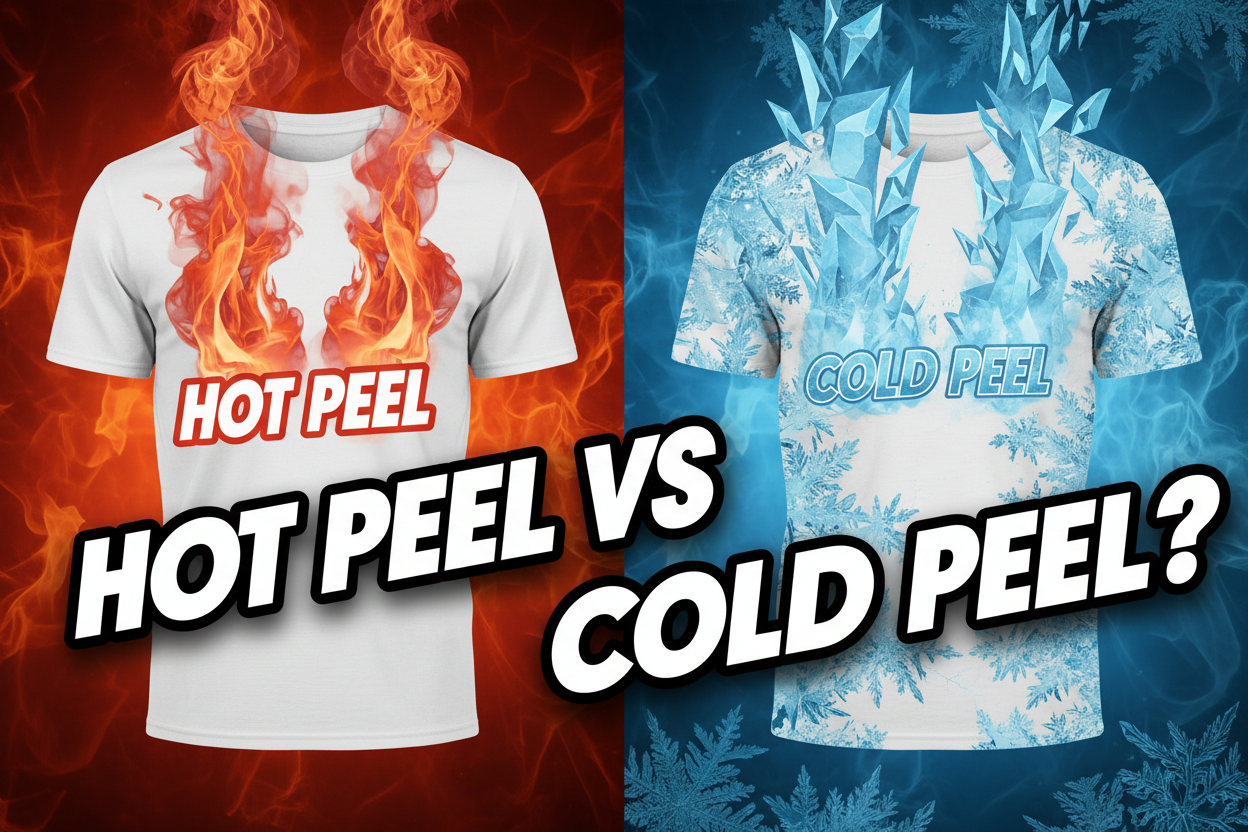 Hot Peel vs. Cold Peel: Which DTF Transfer Wins for High-Volume Production?